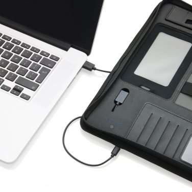 Logo trade liikelahjat mainoslahjat kuva: Tekninen kansio varavirtalähteellä