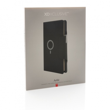 Logotrade mainoslahjat kuva: Artic Magneettinen 10W langattomasti lataava A4 portfolio