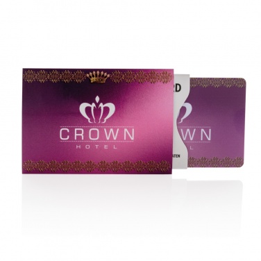 Logotrade mainoslahja tuotekuva: Anti-skimming RFID kortti aktiivisella häirintäsirulla