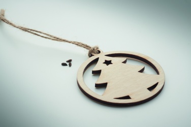 Logotrade mainoslahjat ja liikelahjat tuotekuva: Puinen puun muotoinen koriste