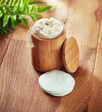 Logo trade liikelahja kuva: Bambu vanulappu rasia