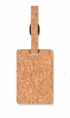Logo trade mainoslahja ja liikelahja tuotekuva: Cork luggage tag