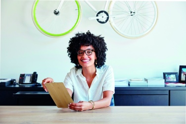 Logo trade liikelahja mainoslahja tuotekuva: Bambu kirjoituslevy