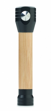 Logo trade mainoslahjat ja liikelahjat kuva: 3 in 1 bambu taskulamppu, jossa on hätävasara ja turvavyöleikkuri mukautettavalla painatuksella