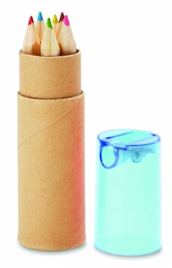 Logotrade mainostuotet kuva: 6 kpl värikyniä putkessa