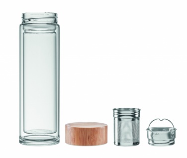 Logo trade mainoslahjat tuotekuva: Borosilikaattilasipullo München