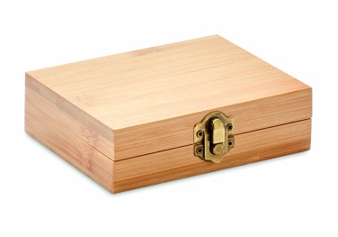 Logotrade mainoslahja tuotekuva: Viskisetti bambulaatikossa