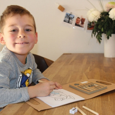 Logo trade mainoslahja ja liikelahja tuotekuva: Lasten värityskirja värikynillä FORIO