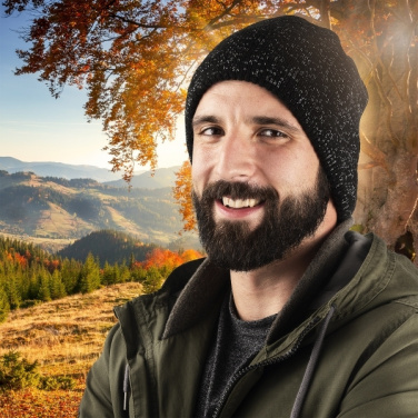 Logo trade liikelahjat mainoslahjat kuva: Monikäyttöinen huivi MOGOTON Schwarzwolf