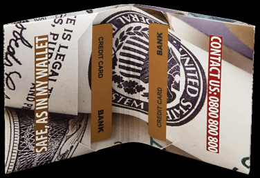 Logo trade liikelahja kuva: Origamilompakko 998117