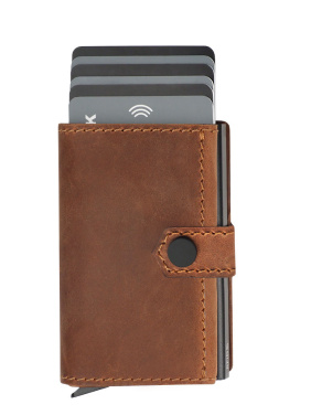 Logotrade liikelahjat mainoslahjat tuotekuva: RFID-lompakko - Hunter Leather 2109284