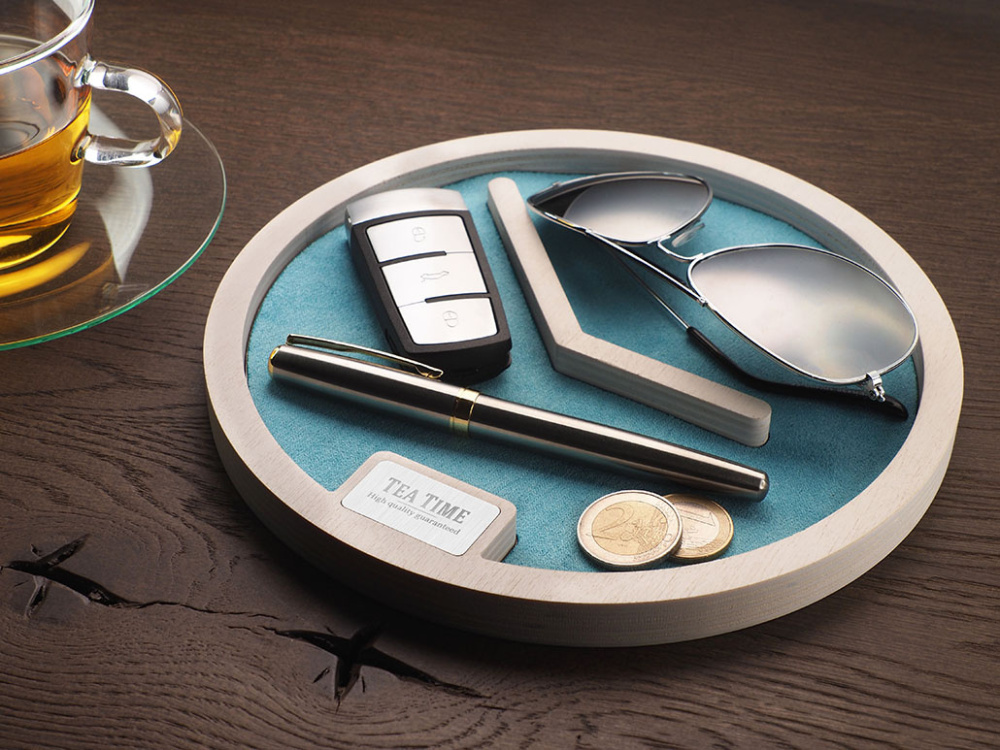 Logotrade liikelahja tuotekuva: Puinen työpöydän järjestäjä 1817121