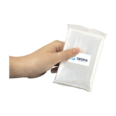 Logo trade mainoslahja kuva: Kirkas poncho/sadetakki