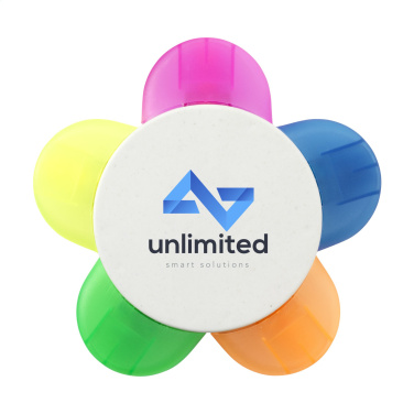 Logo trade mainoslahja kuva: Bloom Recycled Milk-Carton korostuskynä