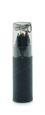 Logo trade mainoslahjat ja liikelahjat kuva: 6 mustaa värikynää