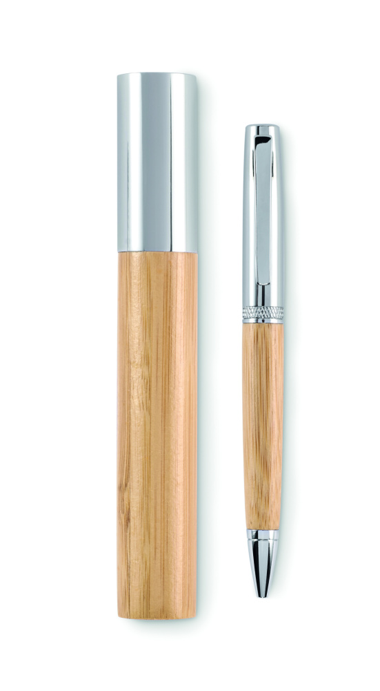 Logotrade mainoslahjat ja liikelahjat tuotekuva: Metallikierre kuulakynä putkessa