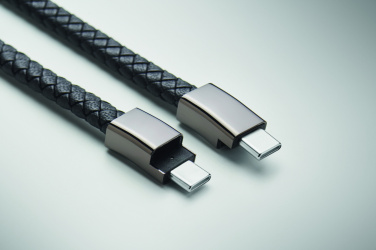 Logotrade mainostuote tuotekuva: Punottu rannekaapeli tyyppi-C