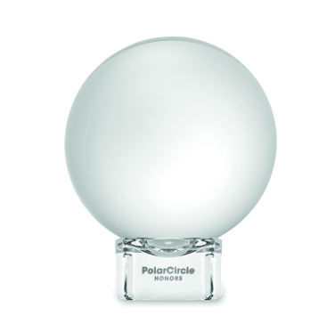 Logo trade mainoslahjat tuotekuva: Lasinen pyöreä palkinto