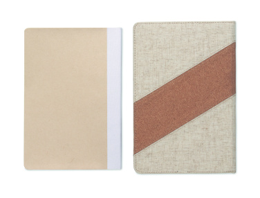 Logotrade liikelahjat mainoslahjat tuotekuva: A5-muistikirja/ 15 W laturi