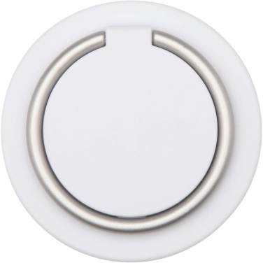 Logo trade mainostuotet tuotekuva: Albali kierrätetystä muovista valmistettu magneettinen puhelinteline rengasjalustalla