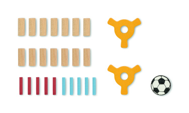 Logotrade mainoslahja ja liikelahja kuva: Puinen jalkapallopeli