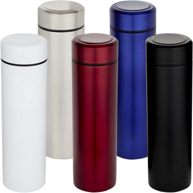 Logo trade mainostuote kuva: Taylor 450 ml:n tuplaseinäinen, ruostumattomasta teräksestä valmistettu termospullo teesuodattimella