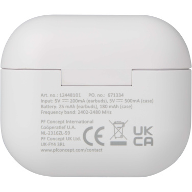 Logotrade liikelahja tuotekuva: Altais kierrätysmuovista valmistetut True Wireless Bluetooth® -kuulokkeet