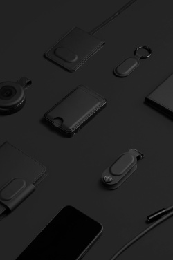 Logotrade mainostuote tuotekuva: VINGA Baltimore RCS -matkalaukkutunniste paikantimella, Dual