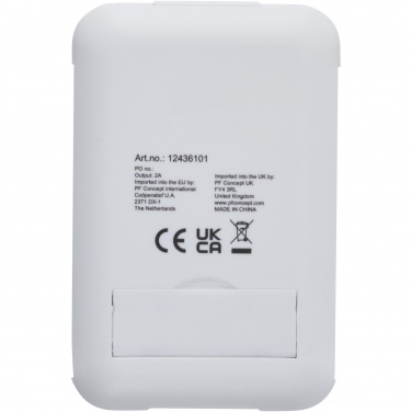 Logotrade firminės dovanos nuotrauka: Sumanus perdirbto plastiko modulinis įkrovimo laidas su telefono laikikliu