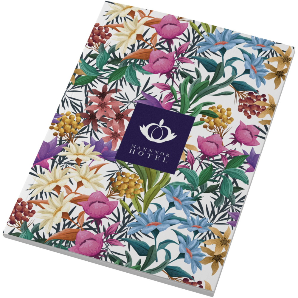 Logotrade verslo dovanos nuotrauka: Novella Austen A5 minkštu viršeliu sąsiuvinis – 50 lapų