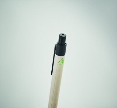 Logotrade ziemassvētku dāvanas foto: Piena kartona papīra lodīšu pildspalva