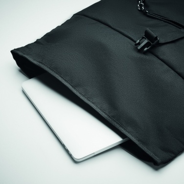 Logotrade ziemassvētku dāvanas foto: 600D RPET rolltop mugursoma