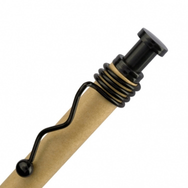 Logotrade logo dāvanas foto: Kartona lodīšu pildspalva CRAMLINGTON