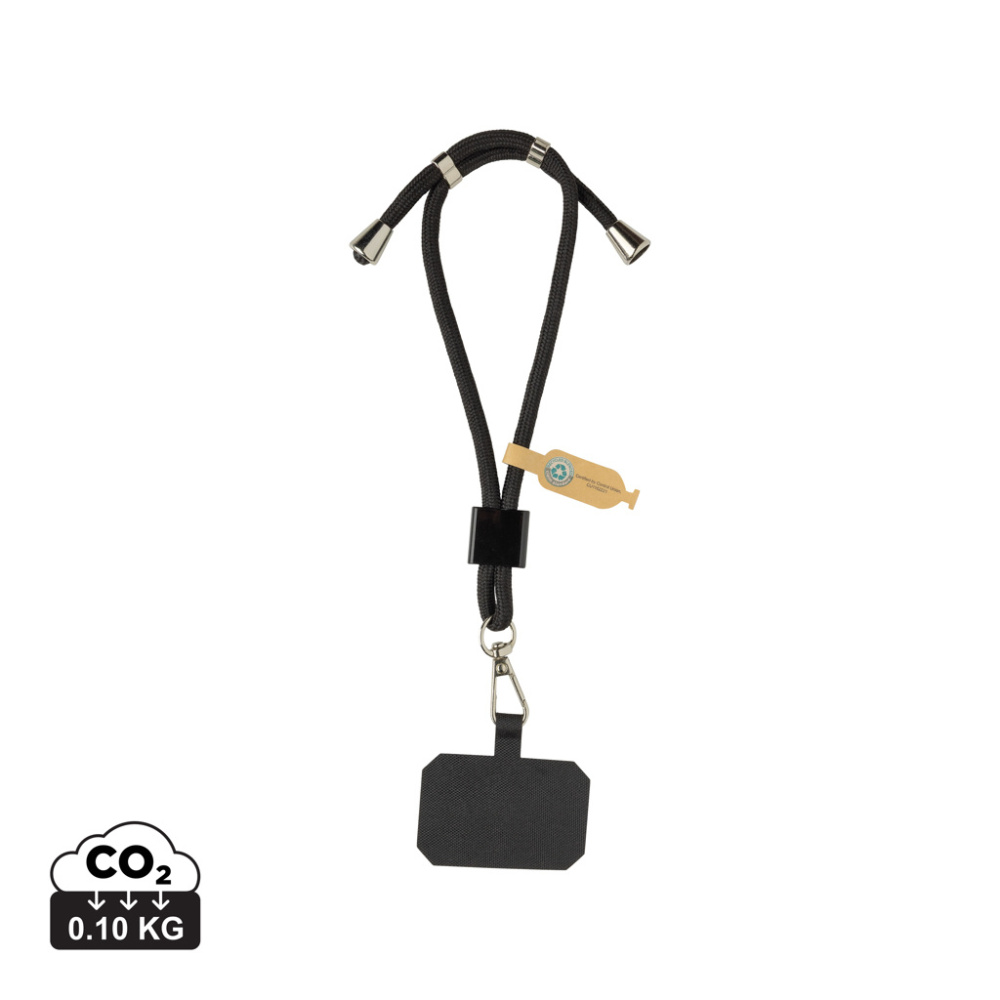 Logotrade ziemassvētku dāvanas foto: CarryLoop RCS pārstrādāta PET regulējama tālruņa turētāja aproce