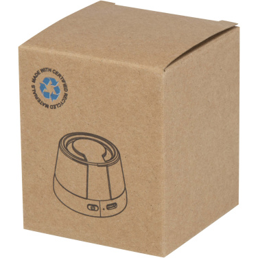 Logotrade biznesa dāvanas foto: Horna 3W pārstrādātas plastmasas magnētiskais bezvadu skaļrunis