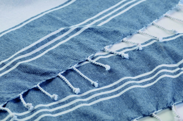 Logotrade ziemassvētku dāvanas foto: Pludmales soma ar hammam dvieli