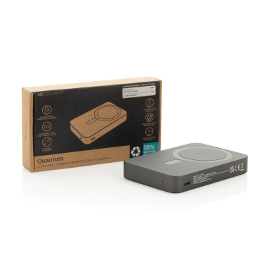 Logotrade Ideja dāvanas foto: Quantum RCS īpaši ātra 10 000 mAh magnētiska 25 W pārnēsājamā baterija