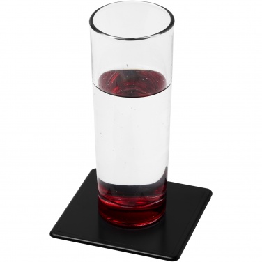 Лого трейд бизнес-подарки фото: Квадратная подставка Terran из 100 % переработанной пластмассы