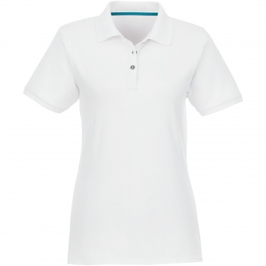 Лого трейд pекламные подарки фото: Beryl short sleeve women's organic recycled polo