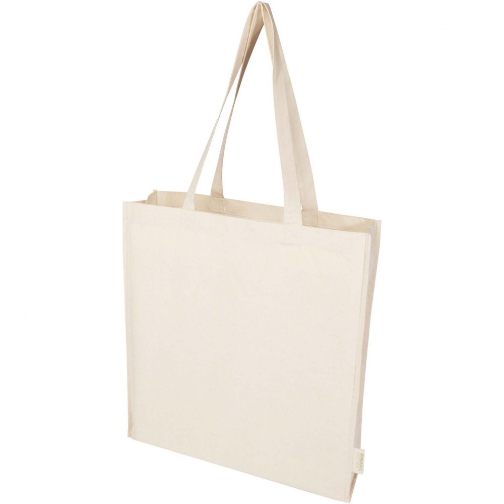 Логотрейд pекламные продукты картинка: Orissa 180 g/m² organic full gusset tote bag 14L