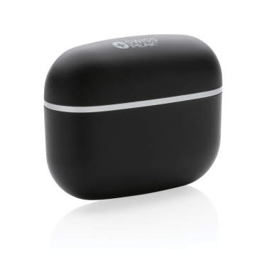 Логотрейд pекламные продукты картинка: Наушники-вкладыши Swiss Peak TWS 2.0 из переработанного пластика RCS