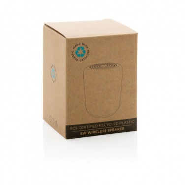 Лого трейд pекламные подарки фото: Беспроводной динамик мощностью 5 Вт из переработанного пластика, сертифицированный RCS