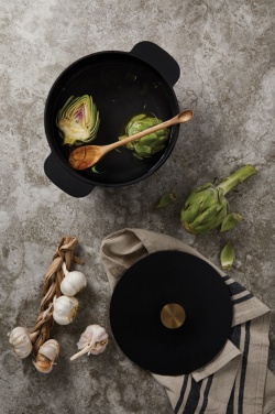 Логотрейд pекламные cувениры картинка: Укиё чугунная сковорода большая