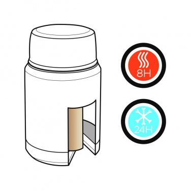 Лого трейд pекламные продукты фото: Swiss Peak Elite медный вакуумный пищевой контейнер