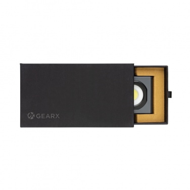 Лого трейд pекламные подарки фото: Карманный рабочий фонарь Gear X RCS из переработанного пластика с USB-портом, 260 люмен