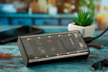 Логотрейд pекламные cувениры картинка: Внешний аккумулятор 10 000 мАч DARWIN