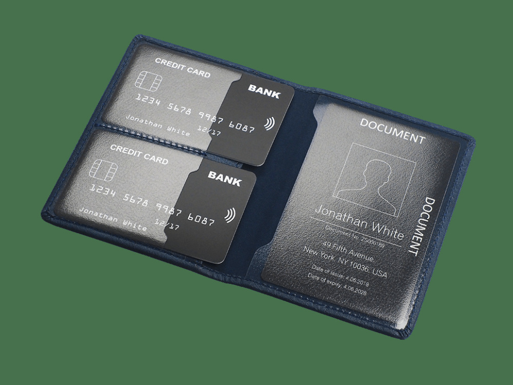 Лого трейд pекламные продукты фото: Кошелёк для документов RFID 611327