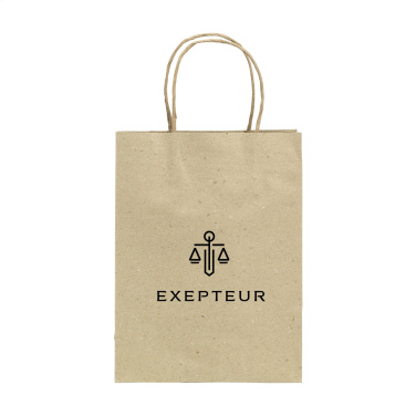 Лого трейд pекламные продукты фото: Мешок Leaf It Bag из переработанной травы (120 г/м²) M