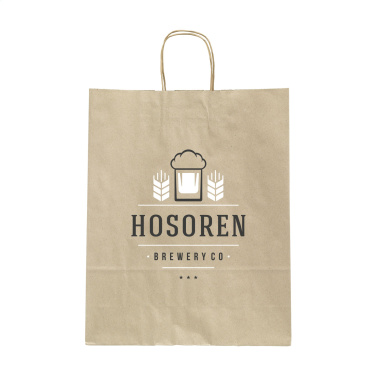 Логотрейд бизнес-подарки картинка: Мешок Leaf It Bag из переработанной травы (90 г/м²) M