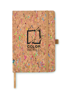 Логотрейд pекламные продукты картинка: A5 cork coloured notebook